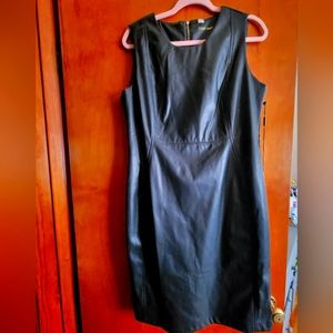 Calvin Klein Leather Dress